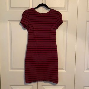 Old Navy Jersey dress size XS maroon and black